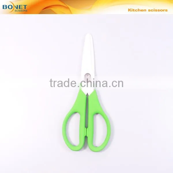 S53102C1 7-7/8" Color Handle Kitchen Ceramic Scissor photo-2