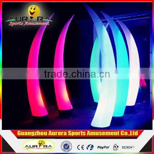 New Design Lighting Inflatable Cone Tube Colorful Inflatable Pillar Logo Printed Inflatable Advertising Decoration photo-2