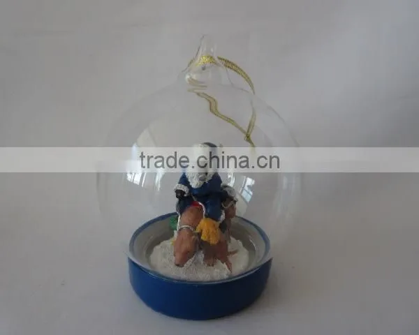 Crystal Balls Dollarma One Dollar Cheapest XMS Christamas Bear Deer Santa SnowFlake Glass 156054-15059 photo-3