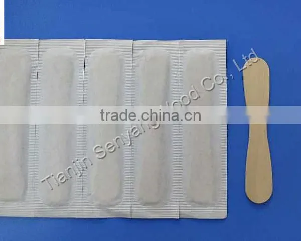 Individually Paper Wrapped Birchwood Ice Cream Sppon photo-4
