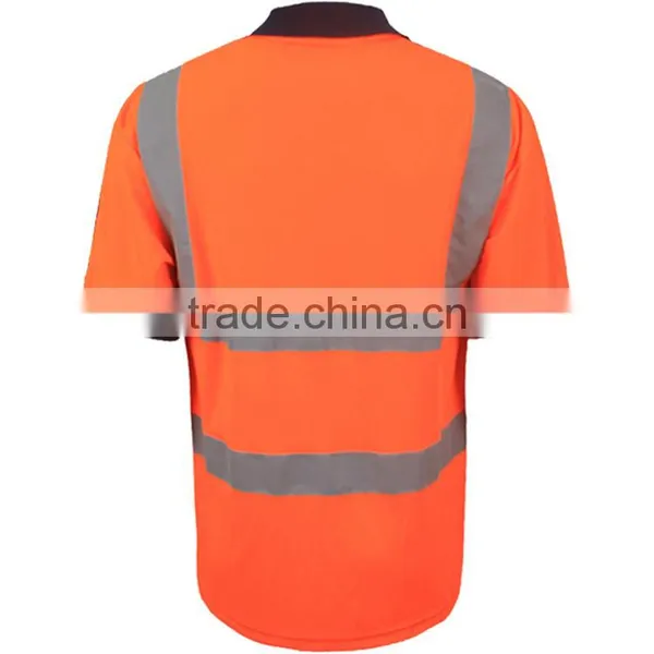 Reflective Polo Shirt High Visibility Short Sleeve photo-2