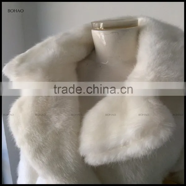 Hot Fashion Wholesale Price Ladies Lapel Faux Fox Fur Winter Coat for Women and Girls Clothing photo-5