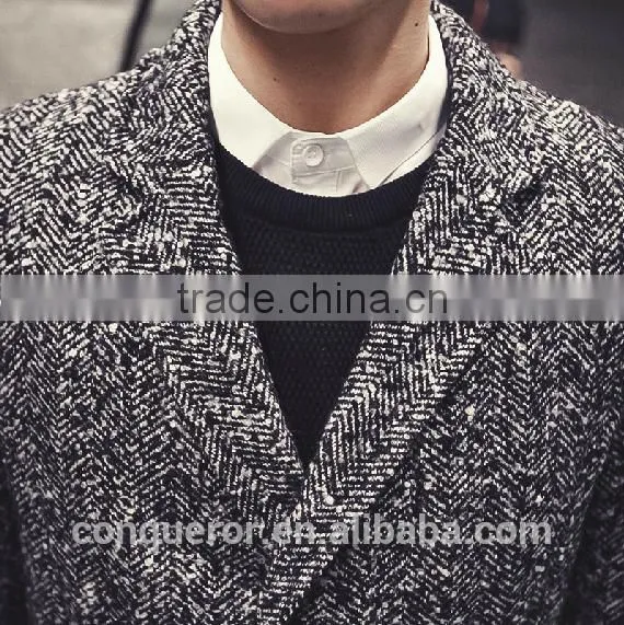 Wool Winter Coat Made to Measure Men Overcoat BCZ013 photo-3