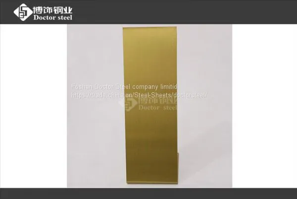 SUS 304 Titanium HL Stainless Steel Plate,decorative Stainless Steel Metrial photo-4