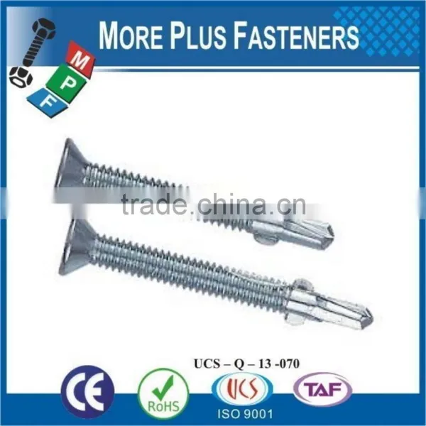 Made in Taiwan Star Torx Drive Wafer Head Heavy Duty Self Drilling Screw Flat Head With Wing and Shank Self Drilling photo-4