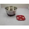 Stainless Steel Silicone Pad ,Silicone Pad &black photo-3