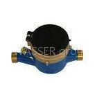 Multi Jet Liquid Seal Brass Water Meter , Remote Reading Cold Water Flow Rate Meter