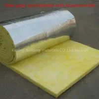 12kg/m3 Glass Wool With Aluminium Foil for Roofing Insulation