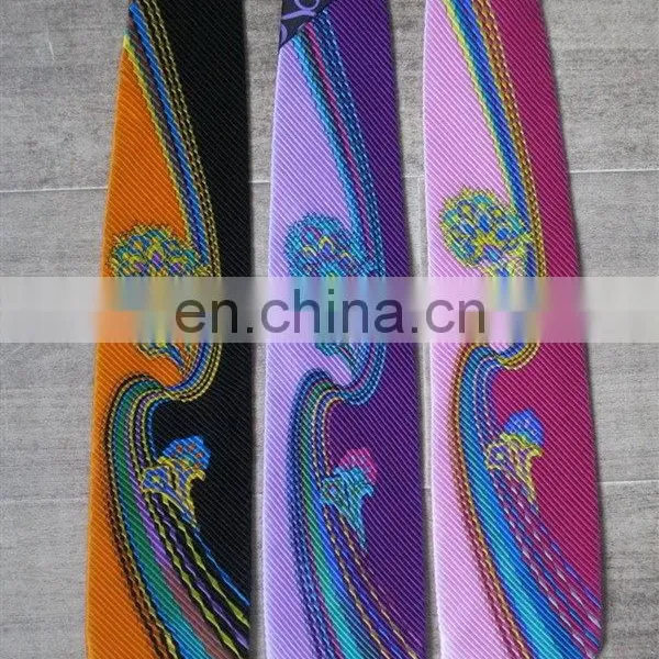 Top Level Best Selling Purple Shirt Print Necktie photo-3