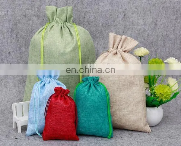 Natural Linen Jute Sack photo-3