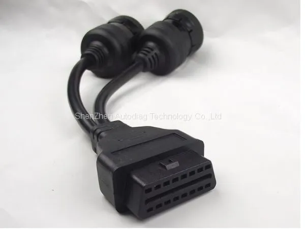 OBD2 Interface Truck Y-cable OBD2 16Pin Female to Female 6pin SAE J1939 and SAE J1708 9pin Female photo-2