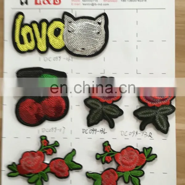 DT-1708 New Style Angle Wing Sequined Patches photo-6