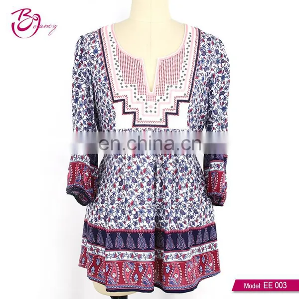 Rayon Ethnical New Design Maxi One Piece Ladies Modern Dress photo-5