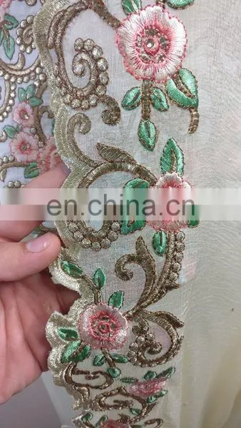 2017 Casual Party Wear Stylish Semi-Stitched Salwar Kameez / Heavy Embroidery Work Georgette Suits (salwar Kameez Suits) photo-4