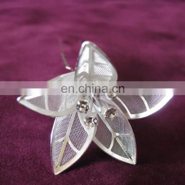 Wholesale Silver Leaf Hair Pins