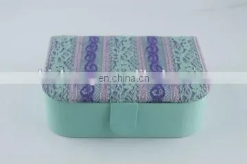 Turquoise Personality Jewelry Box With Mirror photo-3