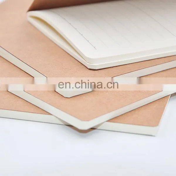 Customized Logo Kraft Cover Office Notebook With Multi Sizes B5 B6 A4 A5 A6 photo-2