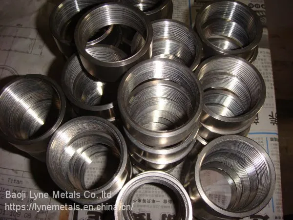 ASTM B16.11 Titanium Forged Cap and Coupling of GR2 For Equipment Use photo-5