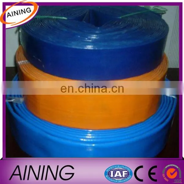 Blue, Black, Red 1inch Agricultural Irrigation Pump PVC Layflat Water Hose photo-3