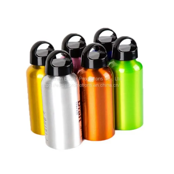 500ml/750ml/1000ml Aluminium Water Bottle Custom Logo Printed Aluminum Water Flask
