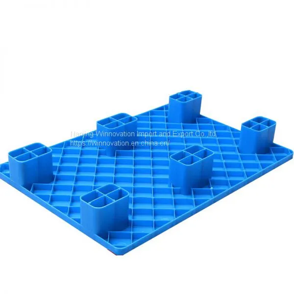 Flat Six Skids Warehouse Plastic Pallet photo-3
