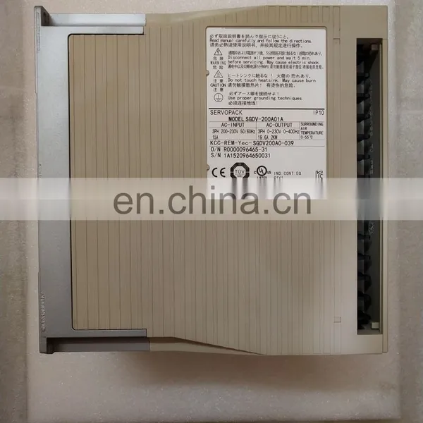 Yaskswa AC Direct Drive Servo Motors 2kw SGDV-200A01A For CNC Machine photo-2