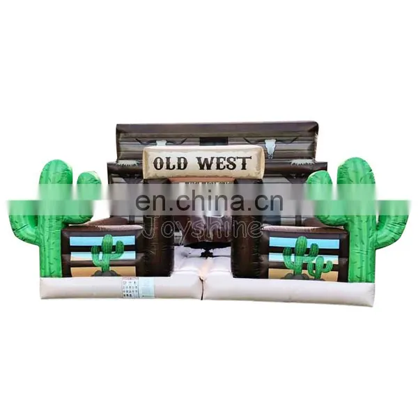 Inflatable Mechanical Bull Ride Machine Old West Rodeo Bull Riding For Sale photo-2