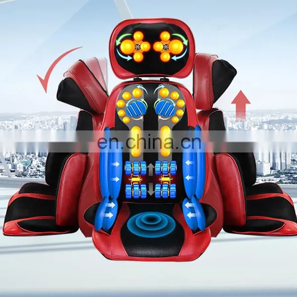 Portable Multi-function Kneading and Shiatsu Head Back Buttocks Massage Cushion for Chair photo-3