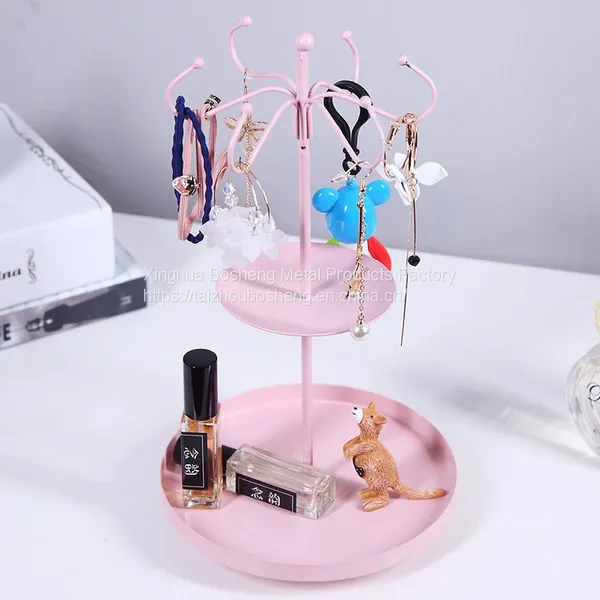 High Quality Metal Jewelry Display Rack Unique Design for Household Jewelry Rack Storage photo-3