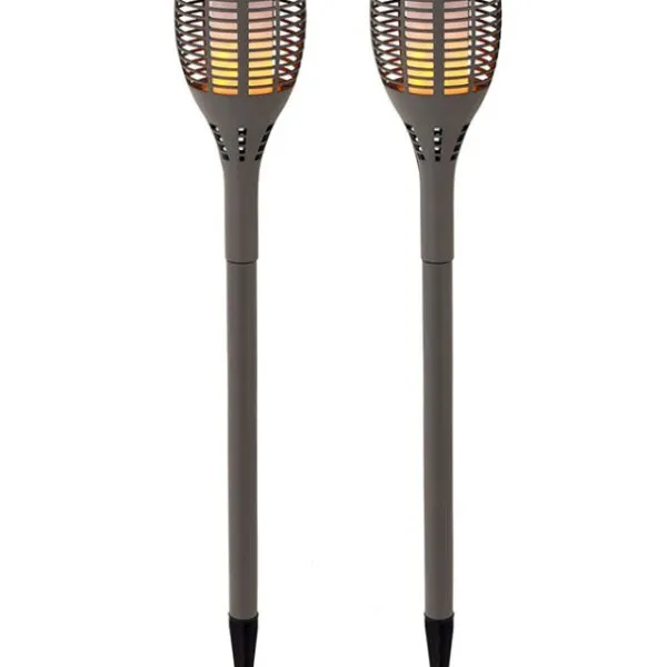 96LED Solar Flame Light Courtyard Landscape Lamp photo-4