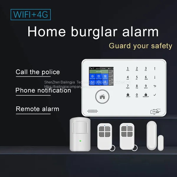 WIFI+GSM+GPRS Alarm System With IOS/Android App Control Compatible for Home photo-4