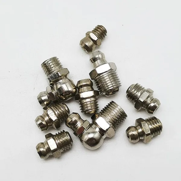 M6 X 1mm 45 Degree Metric Grease Nipple Fitting Iron Galvanized Grease Nipple photo-4