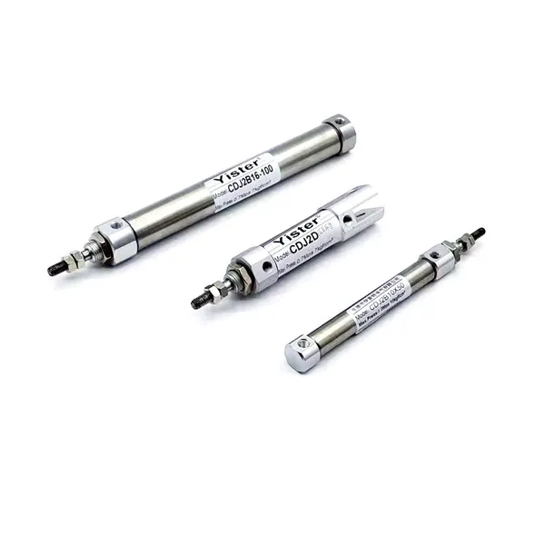 Single Rod Double Action 10/12/16mm Bore 10~150mm Stroke CDJ2B Stainless Steel Mini Pneumatic Air Cylinder photo-2