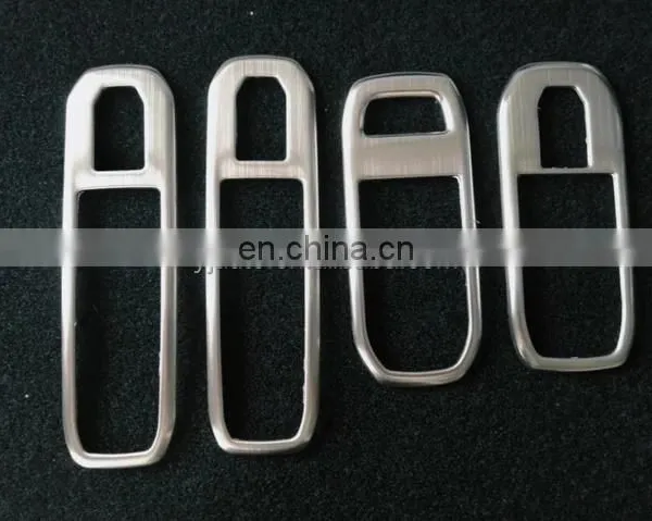Factory Direct For Dacia Renault Duster 2018-2021 ABS Chrome Car Styling Window Switch Cover Panel photo-2