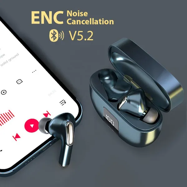 New Style TWS Wireless Earbuds Earphones Bluetooth Wireless Top Seller In Ear Headphone J68 TWS Customize Wholesale photo-2