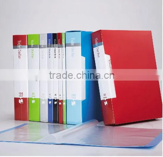 Hot Sale Document File Folder a4 Plastic Clear Pocket File Folder photo-3