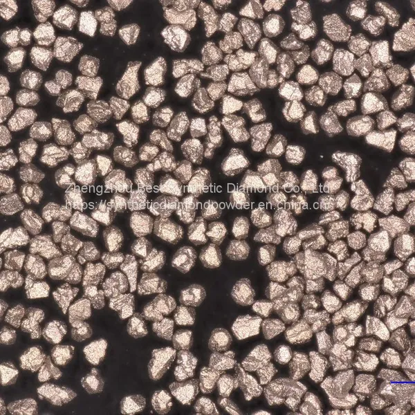 Synthetic Diamond Powder Coated With 56% Nickel by Weight