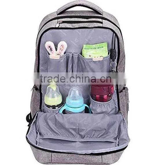 New Fashion Mummy Diaper Backpack Cotton Canvas Nappy Baby photo-3