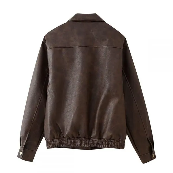 European and American Autumn and Winter New Women's Clothing, American Retro Old Money Style, Stylish and Stylish Jacket, Motorcycle Suit Jacket photo-2