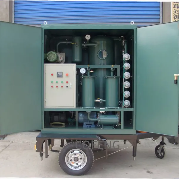 Mobile Enclosed Transformer Oil Purification Treatment Plant Mounted On Trailer photo-2