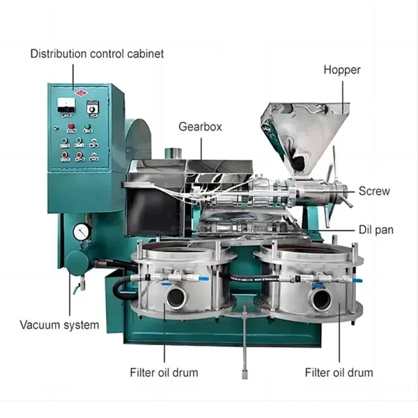 Spiral Hot and Cold Oil Press Mustard Screw Oil Expeller Rapeseed Sunflower Oil Press Machine Canola Oil Extraction Machine photo-5