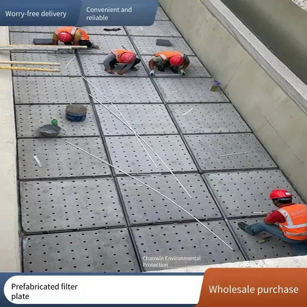 Concrete Filter Plates for Water Plant Filtration Process Devices Are Being Supplied. Customizable, High Strength, and Good Filtration Effect photo-4