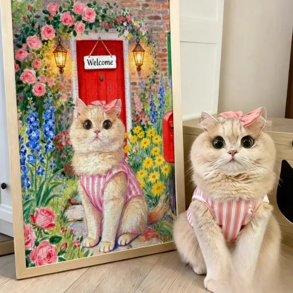 Personalized Pet Decoration Painting - UV-Resistant Acrylic Finish photo-3