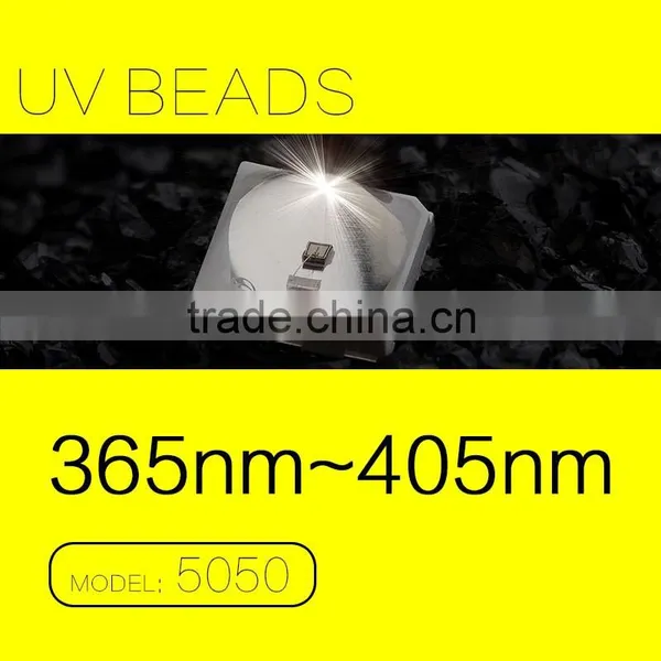 UV Ultraviolet LED chip 5050 Factory Price 365nm+395nm applied
