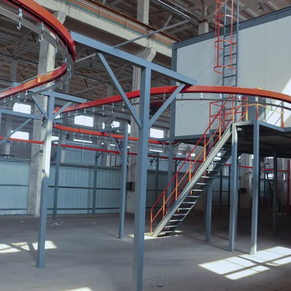Latest Automatic Powder Coating Machine With Painting Line for Metal Products