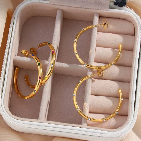 OEM Custom Stainless Steel Earrings Supplier Low MOQ Hypoallergenic 0.8mm Thin Hoop Earrings for Bulk Orders photo-4