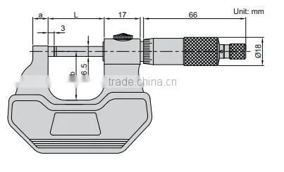 Precision Insize 3236-25B Outside Micrometer 0-25mm Left and Right Hand photo-3