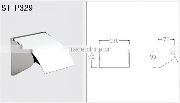 In-stock Factory Luxury Bathroom Wall Mounted Stainless Steel Waterproof Toilet Paper Holder photo-3