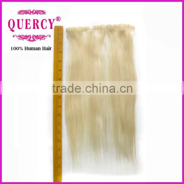 100% Human Hair no Chemical Process pu Skin Weft Clip Hair Extension photo-2