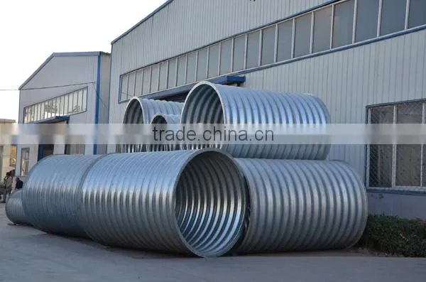 Hot Sell Galvanized Corrugated Culvert Pipe photo-4
